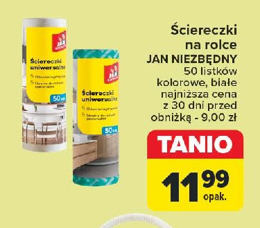 Ściereczki na rolce kolorowe Jan niezbędny promocja