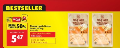 Pierogi ruskie  promocja w Biedronka