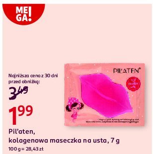 Maseczka do ust kolagenowa Pilaten promocja