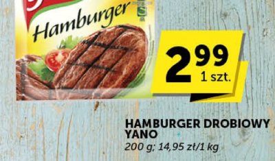 Hamburger drobiowy Yano promocja w Euro Sklep