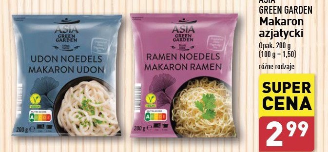 Makaron udon Asia green garden promocja