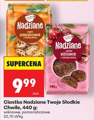 Ciastka Nadziane pomarańczowe promocja w Biedronka