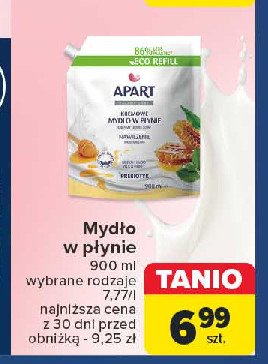 Mydło w płynie mleko i miód Apart creamy care Apart natural promocja w Carrefour