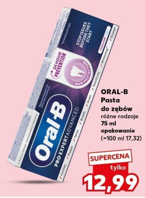 Pasta do zębów różne rodzaje Oral-B promocja w Kaufland