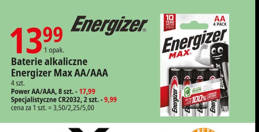 Baterie specjalistyczne 2032 Energizer promocja