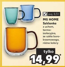 Szklanka 300 ml Mg home promocja