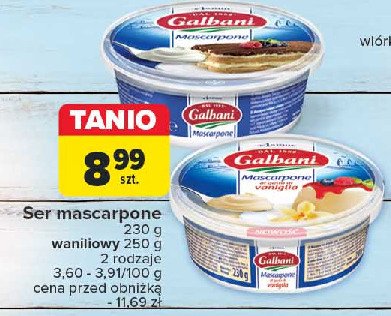 Ser mascarpone o smaku czekoladowym Galbani promocja