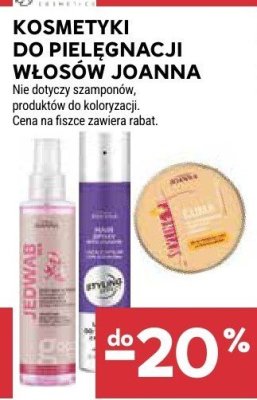 Kosmetyki do pielęgnacji włosów Joanna promocja w Stokrotka