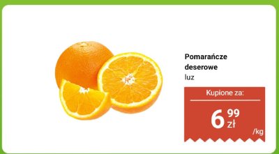 Pomarańcze deserowe luz promocja w Biedronka