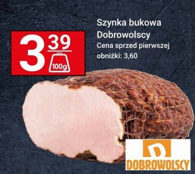 Szynka bukowa Dobrowolscy promocja w Hitpol