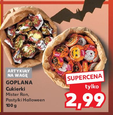 Cukierki halloween Goplana promocja w Kaufland