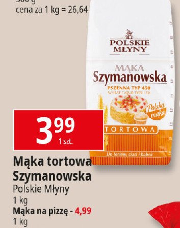 Mąka na pizzę Polskie młyny promocja w Leclerc