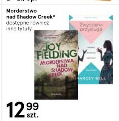 Joy fielding - morderstwa nad shadow creek promocja