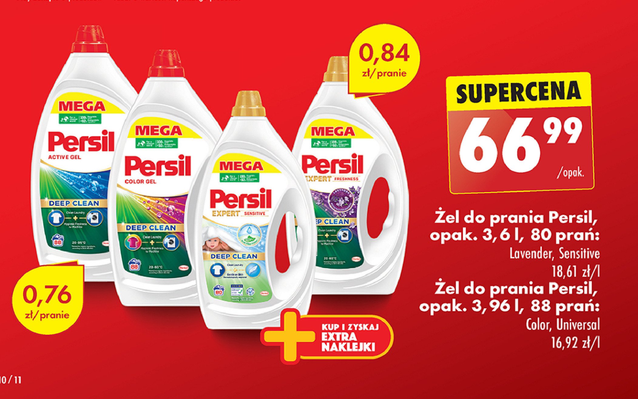 Żel do prania color lavender freshness Persil expert promocja