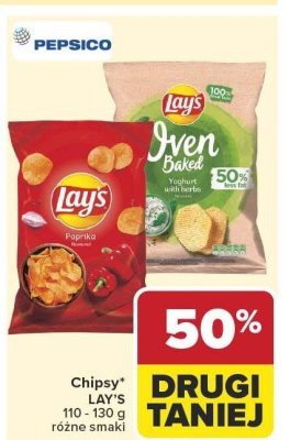 Chipsy LAY'S 110 - 130 g różne smaki promocja w Carrefour