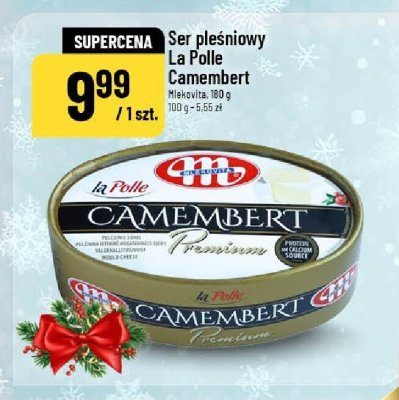 Ser pleśniowy La Polle Camembert Mlekovita promocja w POLOmarket