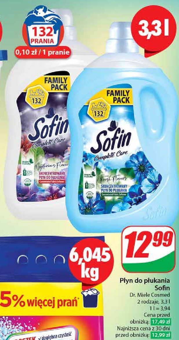 Płyn do prania black Sofin 3x care promocja