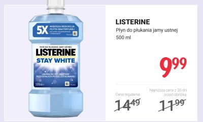Płyn do płukania jamy ustnej promocja w Rossmann