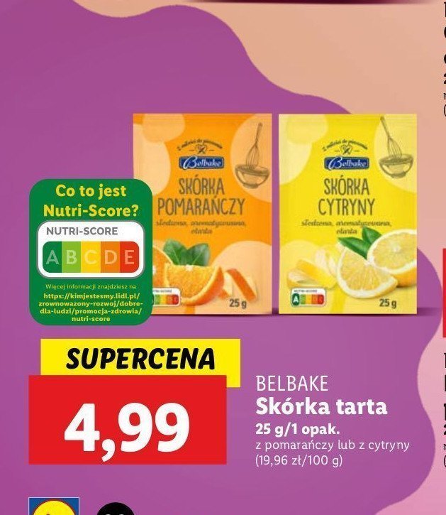 Skórka pomarańczowa tarta Belbake promocja