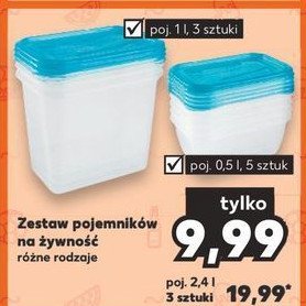 Pojemniki 2.4 l promocja