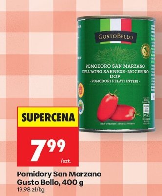 Pomidory San Marzano Gusto Bello, 400 g promocja w Biedronka