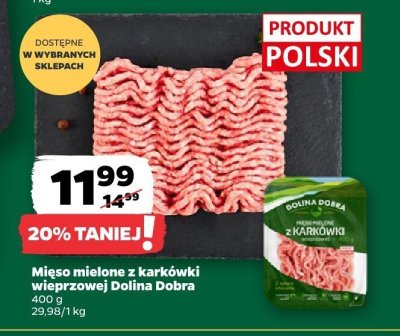 Mięso mielone z karkówki wieprzowej 400 g promocja w Netto