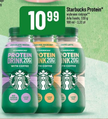 Starbucks Protein wybrane rodzaje Arla Foods promocja w POLOmarket