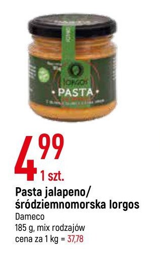 Pasta jalapeno Lorgos promocja