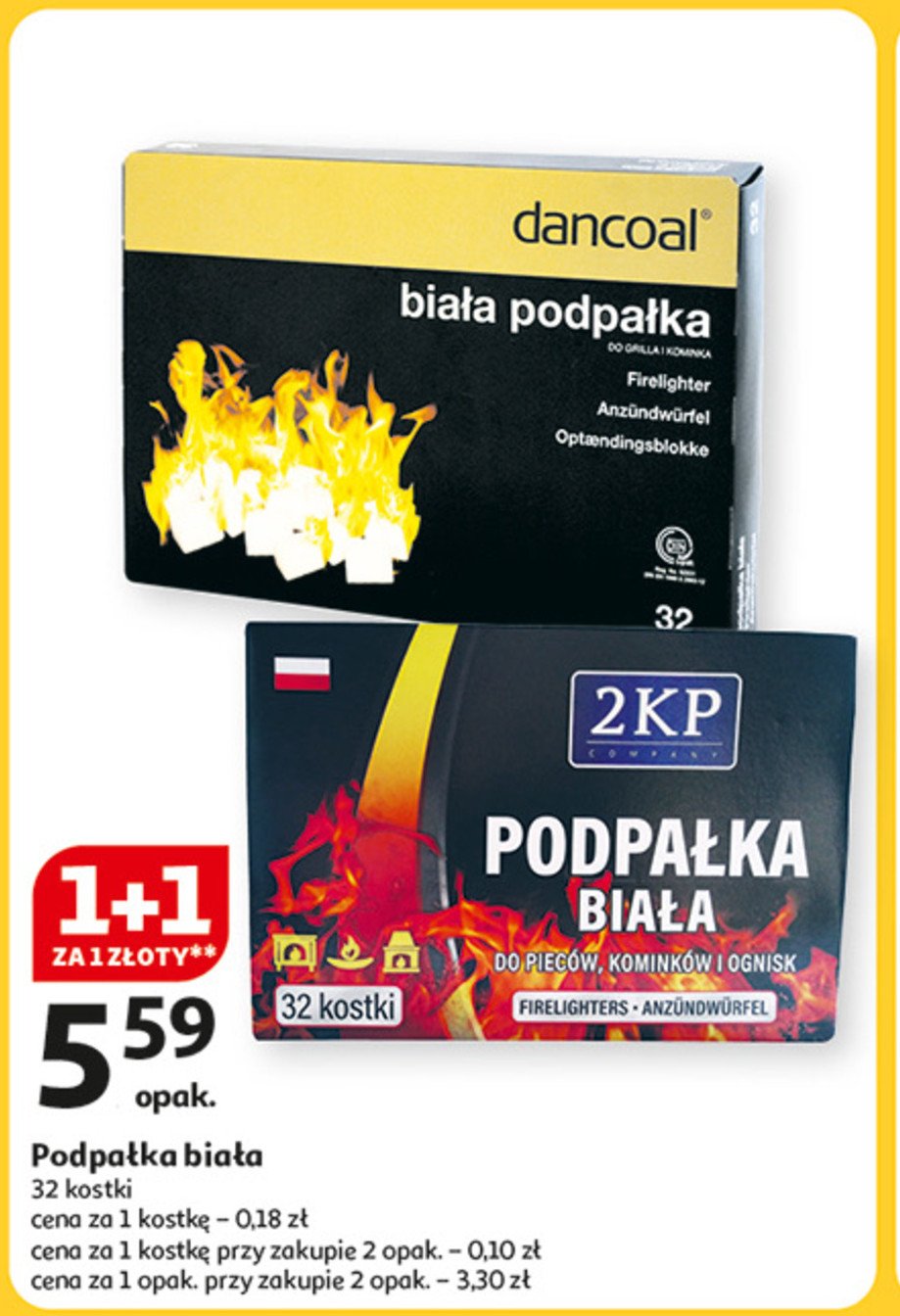 Podpałka biała 2kp promocja