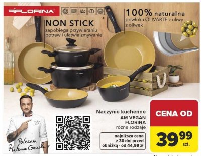 Naczynie kuchenne AM VEGAN FLORINA różne rodzaje promocja w Carrefour