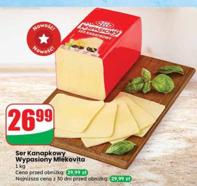 Ser Kanapkowy Wypasiony Mlekovita promocja w Dino