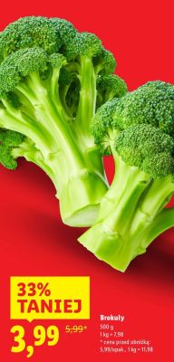 Brokuły promocja w Lidl