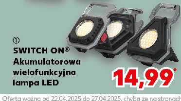 Lampa wielofunkcyjna akumulatorowa led Switch on promocja