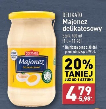 Majonez delikatesowy Delikato promocja