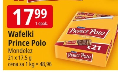Wafelki Prince polo promocja w Leclerc