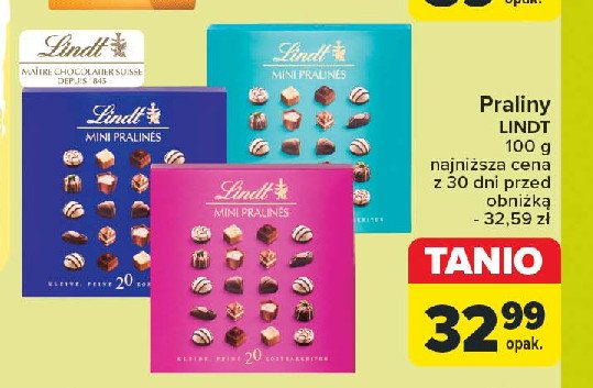 Praliny Lindt mini pralines promocja