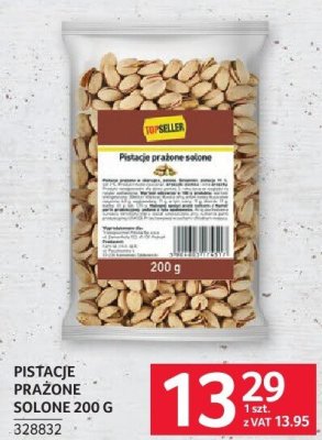 Pistacje prażone solone 200 g promocja w Selgros
