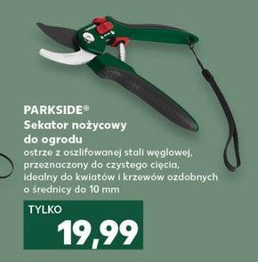 Sekator ogrodowy nożycowy Parkside promocja w Kaufland