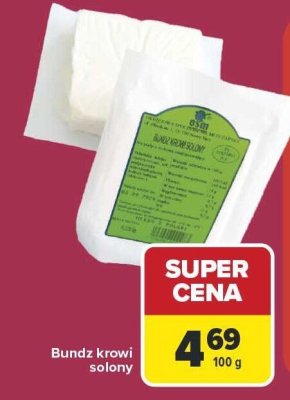 Bundz krowi solony promocja w Carrefour Market