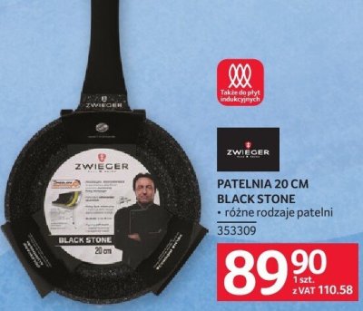 Patelnia 20 cm Black Stone ZWIEGER promocja w Selgros
