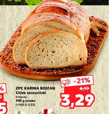 Chleb szczeciński krojony Bojzan promocja