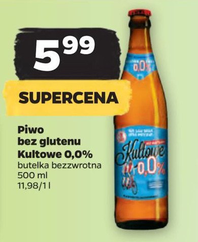 Piwo Kultowe prozdrowotne 0.0% promocja