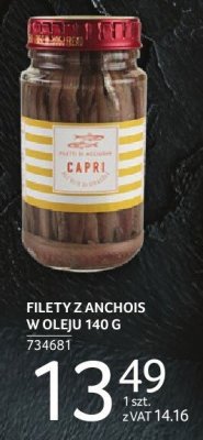 Filety z anchois w oleju 140 g promocja w Selgros