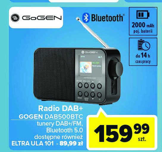 Radio dab 500btc Gogen promocja