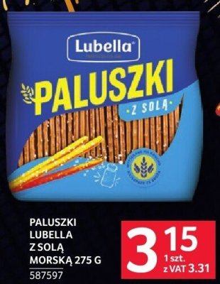 Paluszki Lubella z solą morską 275 g promocja w Selgros