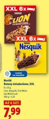 Płatki śniadaniowe Nestlé Lion XXL promocja w Lidl