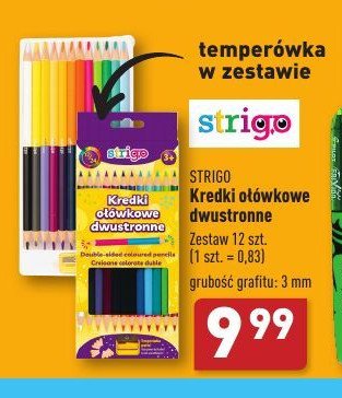 Kredki dwustronne Strigo promocja