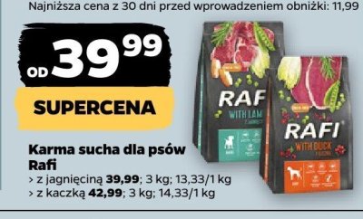 Karma sucha dla psów z kaczką promocja w Netto
