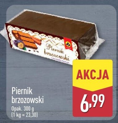 Piernik brzozowski promocja w Aldi