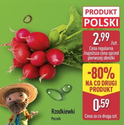 Rzodkiewki promocja w Aldi